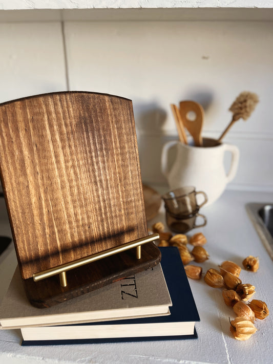 Handmade Cookbook Stand